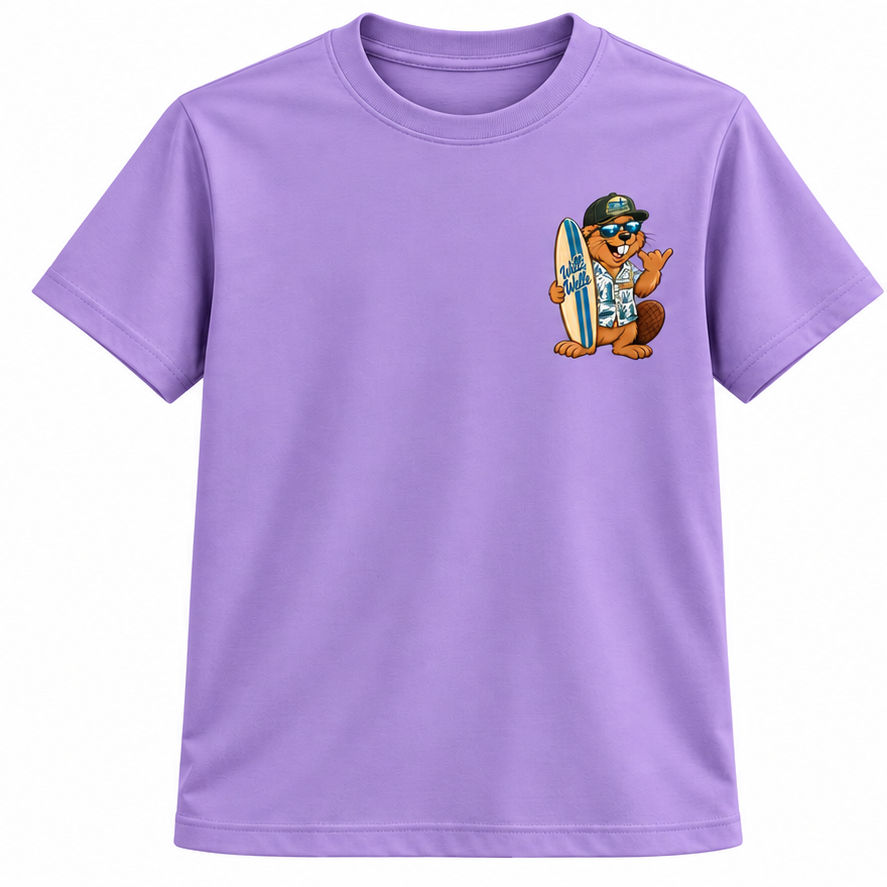 Willi Welle Kindershirt – Lila – Lila – Vorderseite